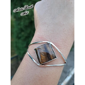 Tigrisszem karperec / Tigerseye cuff