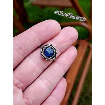 Kék labradorit gyűrű / Blue labradorite ring