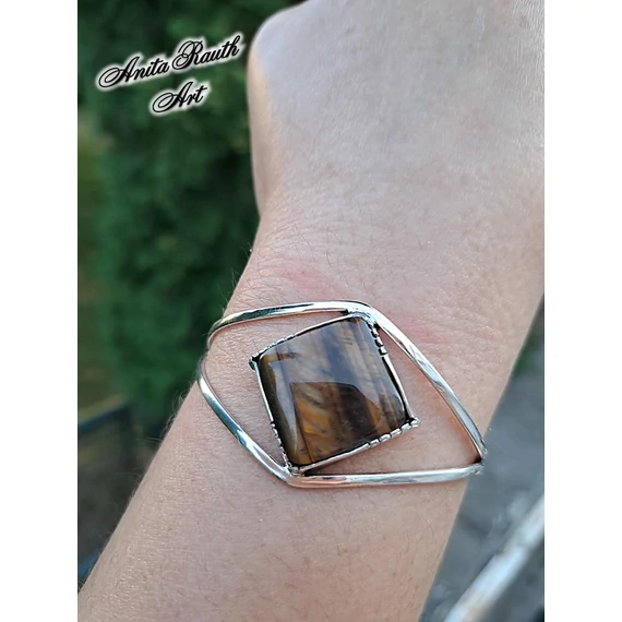 Tigrisszem karperec / Tigerseye cuff