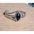 Kép 2/11 - Fekete achát karperec / Black agate cuff