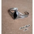 Kép 6/11 - Fekete achát karperec / Black agate cuff
