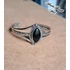Kép 7/11 - Fekete achát karperec / Black agate cuff