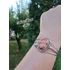 Kép 5/10 - Karneol achát karperec  / Carnelian agate cuff