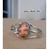 Kép 8/10 - Karneol achát karperec  / Carnelian agate cuff