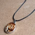 Kép 3/6 - Kerek achátkő medál / Round agate stone pendant