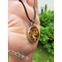 Kép 5/6 - Kerek achátkő medál / Round agate stone pendant
