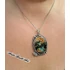 Kép 3/7 - Aranyszínű labradorit medál / Golden labradorite pendant