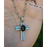 Kép 8/13 - Sötét borostyánkő kereszt / Dark amber cross