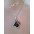 Kép 4/5 - Üvegmedál rózsával / Glass pendant with a rose