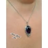 Kép 3/13 - Ametiszt medál rózsával / Amethyst pendant with a rose