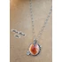 Kép 6/9 - Karneol achát medál / Carnelian agate pendant