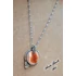 Kép 7/9 - Karneol achát medál / Carnelian agate pendant