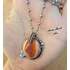 Kép 9/9 - Karneol achát medál / Carnelian agate pendant