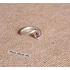Kép 4/8 - Gránátköves csepp gyűrű / Ring with granate drop