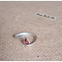 Kép 6/8 - Gránátköves csepp gyűrű / Ring with granate drop
