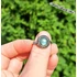Kép 4/9 - Zöld labratorit gyűrű / Green labradorite ring