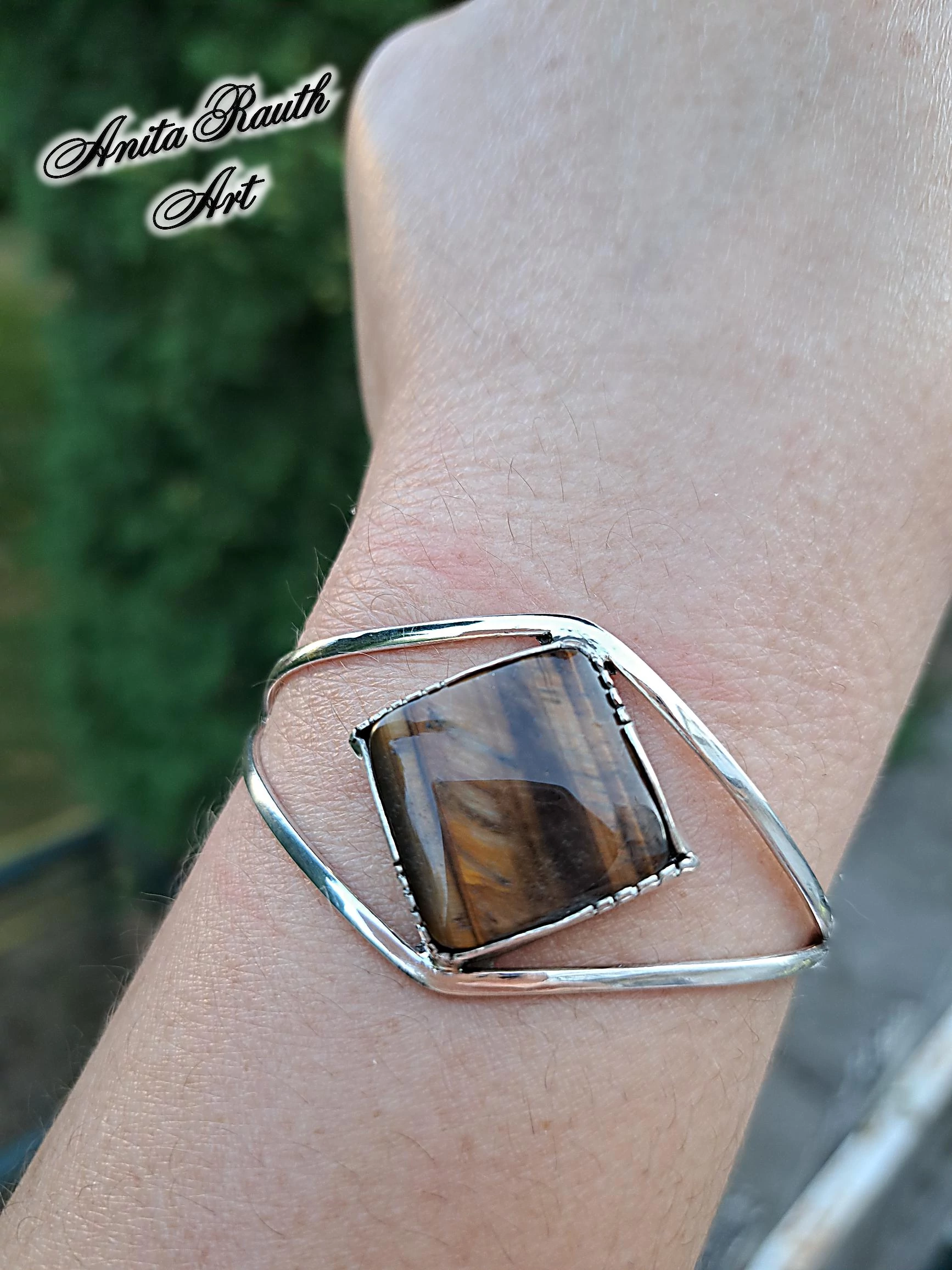 Tigrisszem karperec / Tigerseye cuff
